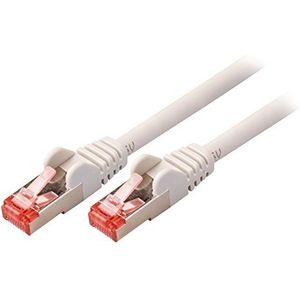 Valueline VLCP85221E30 netwerkkabel 3 m Cat6 S/FTP (S-STP) grijs - netwerkkabel (3 m, Cat6, S/FTP (S-STP), RJ-45, RJ-45, RJ-45, grijs)