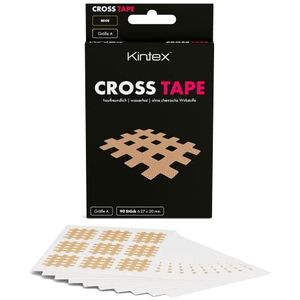 Kintex Cross Tape maat A (Beige) (27 mm x 20 mm), 90 pleisters