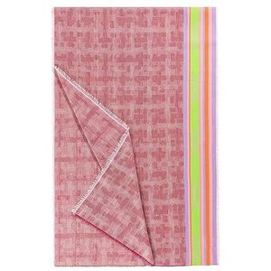 Roeckl Cotton Stripes 55x175 sjaal, roze, standaard, Rosé, Eén Maat