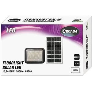 cegasa Floodlight Solar LED 16.2-150W 2000LM 6500K IP65