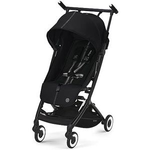 CYBEX Gouden kinderwagen Libelle met One-Pull Harness van ca. 6 maanden tot ca. 4 jaar (max. 22 kg) ultralicht (slechts 6 kg) Moon Black (zwart)