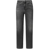 Pepe Jeans - UHW Lexa - Rechte Jeans - Zwart - Ultra-hoge Taille