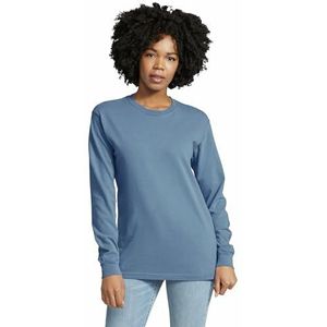 Comfort Colors T-shirt met lange mouwen voor volwassenen, Blauwe Jean, 3XL
