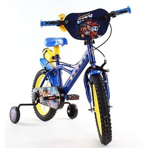 albri, fiets 14 inch paw patrol unisex kinderen, blauw