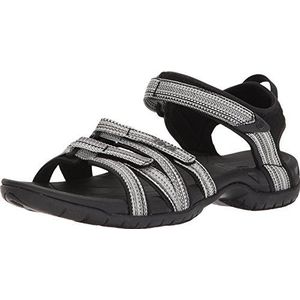 Teva Tirra sandaal voor dames, Zwart/Wit Multi, 36 EU