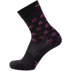 Nalini 02876201100C000.27 AIWCOOLMAXSOCKS2.0 UNISEX ADULT sokken zwart/roze L/XL