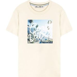 LTB Jeans Kanemi T-shirt voor jongens, beige, 176