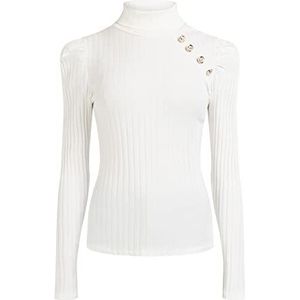 ECY Gebreide trui voor dames, wolwit, XL