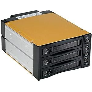 FANTEC - SNT-BA2131-1 Backplane - Aluminium - Zwart - Voor 3 Harde Schijven