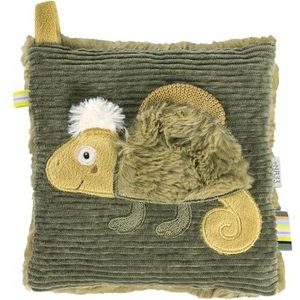 Fehn Kameleon-kersenpitkussen, knuffelkussen met uitneembare warmte-/koudezak voor baby's en peuters