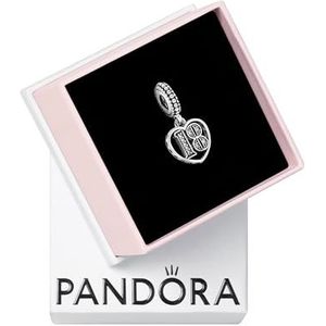 Pandora - Dames Bedel - Zilver - Transparant - 925 Sterling Silver