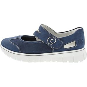 Rieker Dames N1350 Ballerina, blauw, 36 EU, blauw, 36 EU