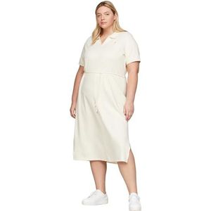 Tommy Hilfiger Dames CRV OPN PLKT Polo DRS Taille DTL Calico 46, Calico, 72 NL