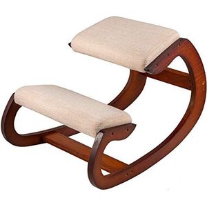 VEVOR Ergonomische kruk, verstelbaar, ergonomisch, comfortabel, voor kantoor, huis, mooi gevormd en stressverminderend, ergonomische kniestoel, kruk (pechanoot)