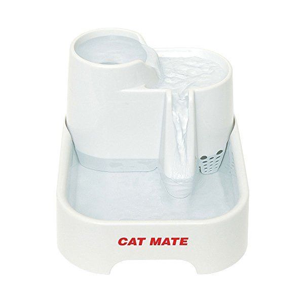 Cat Mate - Waterfontein Kat - Kattenfontein - Drinkfontein Kat -  Fluisterstil - Poezen Fontein - Dieren drinkbakken - Honden fontein - 2 L  kopen? Vergelijk de beste prijs op beslist.nl