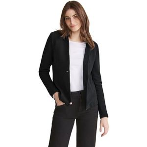 Street One Dames Jersey Blazer, zwart, 36