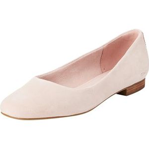 TOMS Briella Ballet Flat voor dames, Ballet Roze Suède, 38 EU