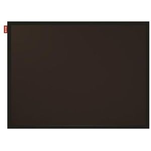 Memobe - Krijtbord zwart - in frame van zwart hout - krijtbord om op te hangen - bord voor woning, keuken, kantoor, school - wandplanner, weekplanner - schrijfbord - 80 x 60 cm