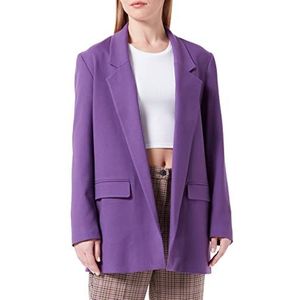 Sisley Womens 2O9BLW00Q Jacket, Purple 1Y1, 40