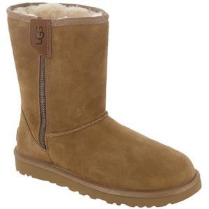 UGG Klassieke korte Bailey Zip Boot voor dames, Kastanje, 42 EU