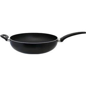 ELO Basic 42832 wokpan Ø 32 cm braadprofi, geschikt voor alle warmtebronnen, aluminium, zwart,