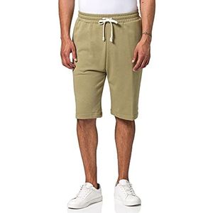 Urban Classics Heren Shorts Low Crotch Sweatshorts, korte mannen joggingbroek in 2 kleuren, maten S - 5XL, Kaki, M