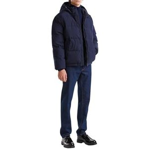 United Colors of Benetton Korte donsjas voor heren, Blauw, XL