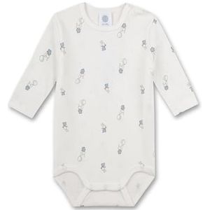 Sanetta Babyjongens 324263 bodysuit White Pebble, 44, wit pebble, 44
