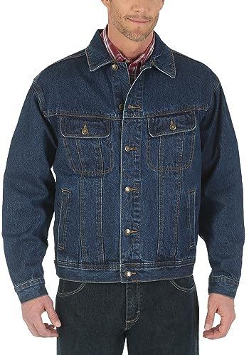 Wrangler - Robuust - Jeansjack - Donkerblauw - Heren