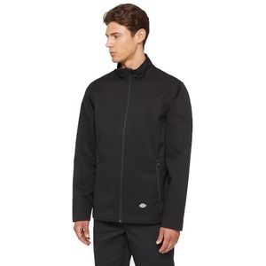 Dickies Softshell jas met volledige rits voor heren, Zwart, XL