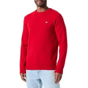 GANT Superfijne lamswol met C-hals, rood (bright red), XL