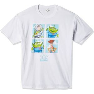 Disney Pixar - Four Box Men's Crew neck T-Shirt White S