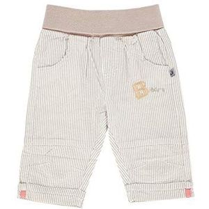 Jacky Unisex broek voor baby's en peuters, met strepenpatroon, beige/off-white