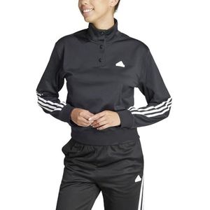adidas - ICONIC 3S TT - Sweatvest - Zwart / Wit - 1-delig