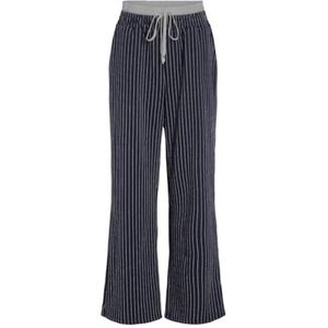 VILA - Broeken - Blauw - Straight Fit