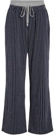 VILA - Broeken - Blauw - Straight Fit