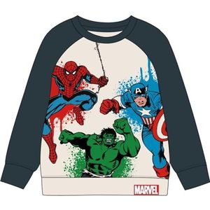 CERDÁ Life'S Little Moments Avengers sweatshirt, origineel design en officieel gelicentieerd product, comfortabel, warm, uniseks, kinderen, Avengers, 6 años