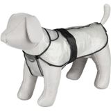 TRIXIE Waterafstotende hondenjas ""Tarbes, L: 60 cm, transparant/zwarte biezen"" - 3007