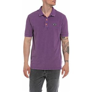 Replay Poloshirt voor heren, 516 Paars, S