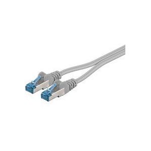 Microconnect SFTP6A03TWIN netwerkkabel 3m Cat6a S/FTP (S-STP) grijs