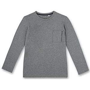 Sanetta Jongens 245374 Pyjama-bovenstuk, Elite Grey Mel, 140, Elite Grey Mel, 140 cm