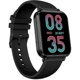 Waterdicht, elegant, sportief, robuust, smartwatch myPhone Watch LS zwart met grote batterij tot 10 dagen, 1.85