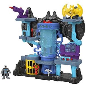 Fisher-Price Imaginext HGN70 - Super Friends Bat-Tech Batcave, Batman-speelset met licht en geluid, speelgoed voor kinderen vanaf 3 jaar