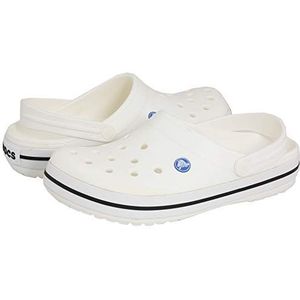 Crocs Crocband klompen uniseks, Wit 01, 11/12 UK