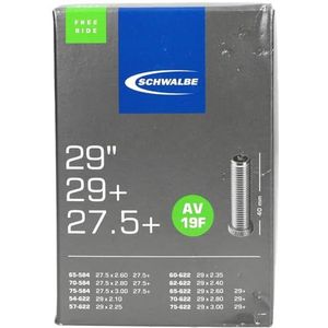 Schwalbe SW 29 Plus Av19F, unisex binnenband voor volwassenen, zwart, 54/75-584/622 IB TR4 40 mm