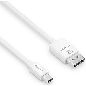 PureLink Mini DisplayPort op DisplayPort 1.3 kabel, 4K Ultra HD 60Hz, 21,6 GB/s bandbreedte, vergulde stekkercontacten, 1,50 m, wit