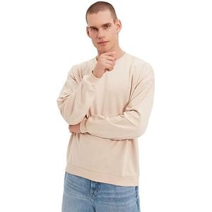 TRENDYOL MAN Katoenmix Sweatshirt - Grijs - Oversize XS Grijs, Grijs, XS