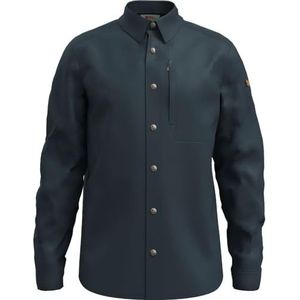 FJALLRAVEN 12600269-555-555 Keb Trekking Shirt LS M T-Shirt Heren Dark Navy-Dark Navy Maat XXL, Dark Navy-Dark Navy, XXL