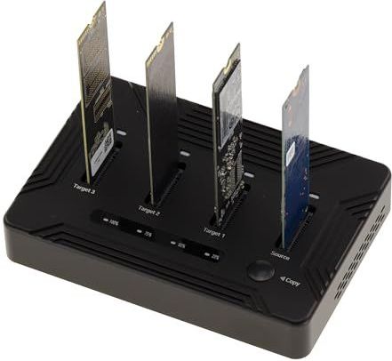 Kalea-informatique - Dockingstation - Voor 4x M2 NVMe SSD's - USB4 Thunderbolt 40G