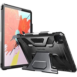 SUPCASE Unicorn Beetle Series Case Full Body Kickstand Robuuste beschermhoes voor 12,9-inch iPad Pro (release 2020), zwart